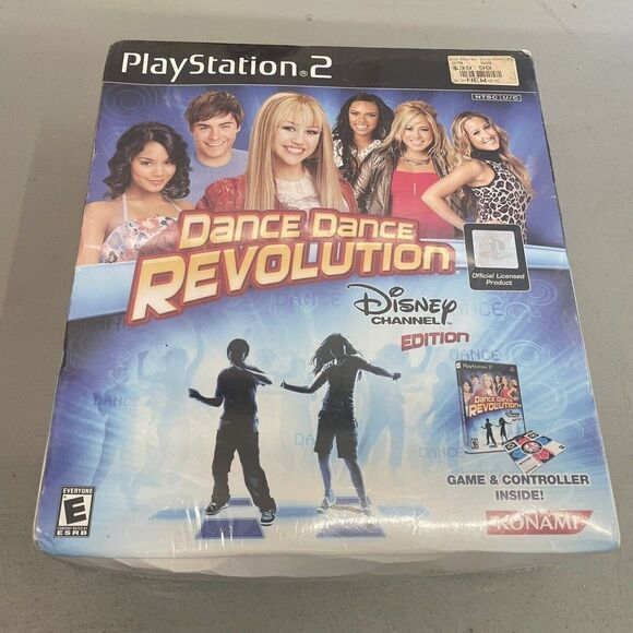 Playstation 2 Dance Dance Revolution Disney + Pad Set NIB SEALED 2008 Montana